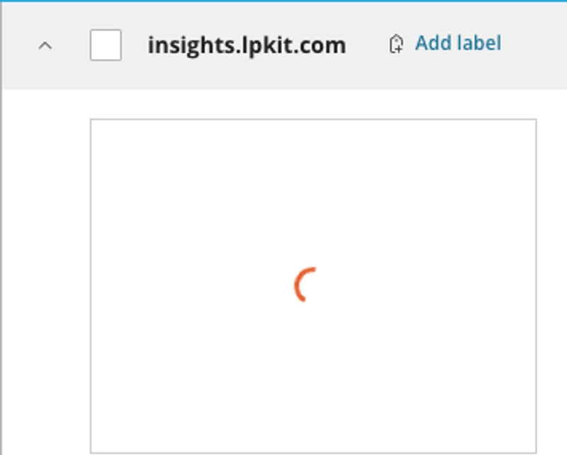 WP Toolkit에서 insights.lpkit.com 워드프레스 설치가 진행 중인 화면